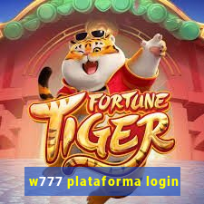 w777 plataforma login